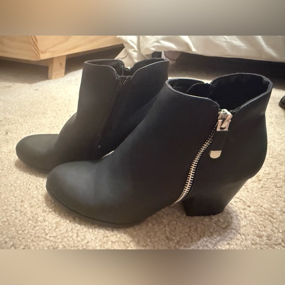 Style & Co. Black Ankle Booties